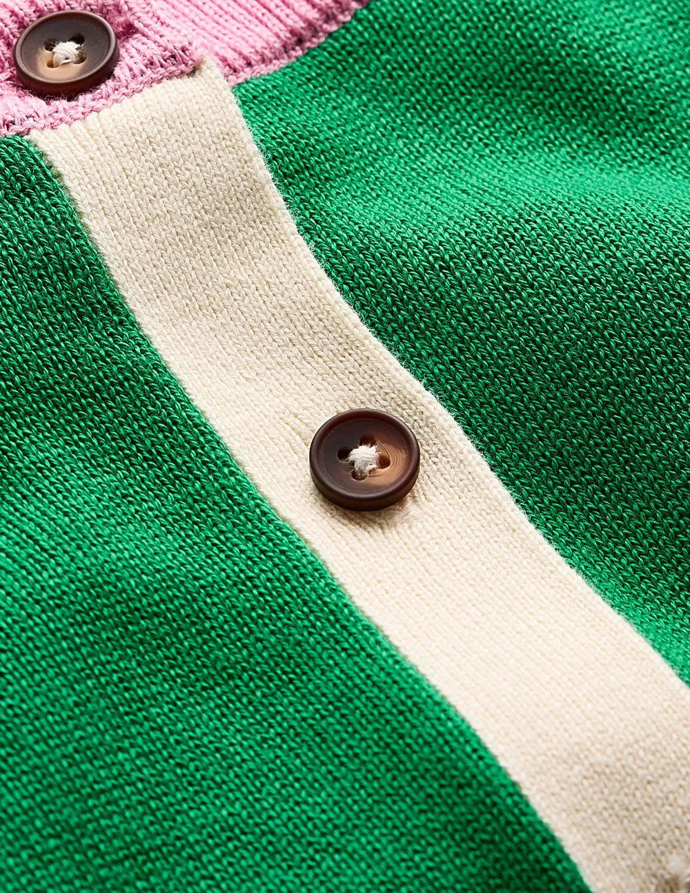 Lara Relaxed Cotton Cardigan-Rich Emerald