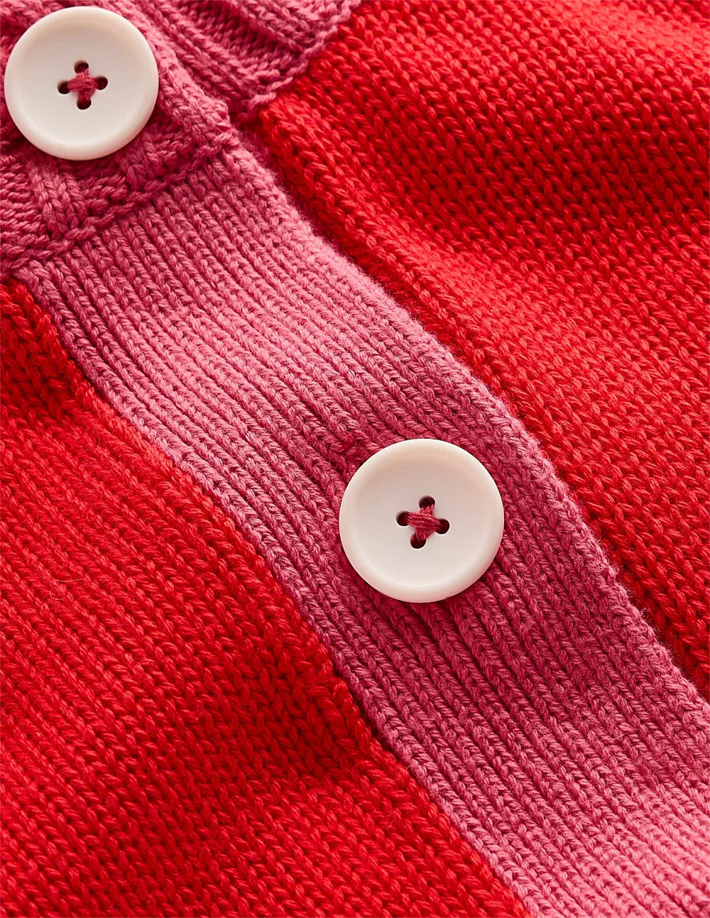 Jemma Chunky Cotton Cardigan-Poppy Red