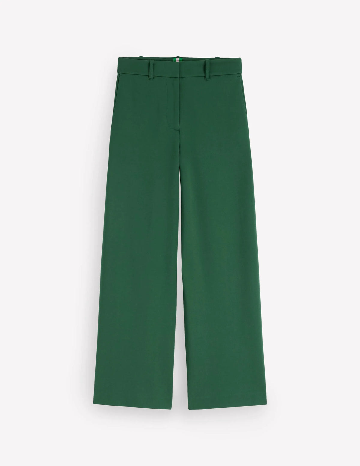 Belgravia Ponte Crop Pants-Hunter Green