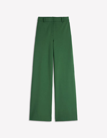 Belgravia Ponte Pants-Hunter Green