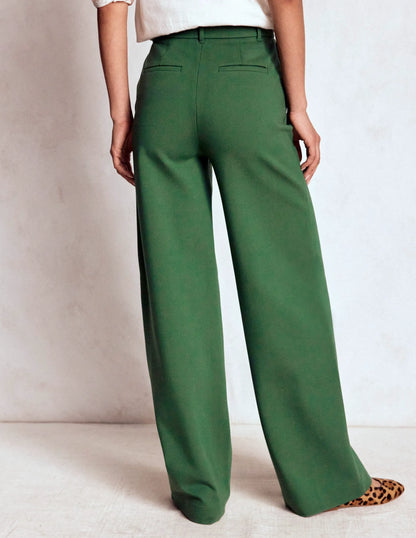 Belgravia Ponte Pants-Hunter Green