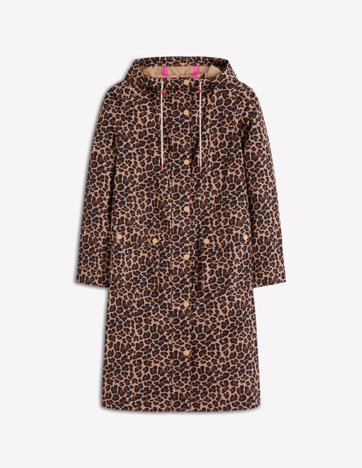 Longline Rain Mac-Multi, Cheetah Spot