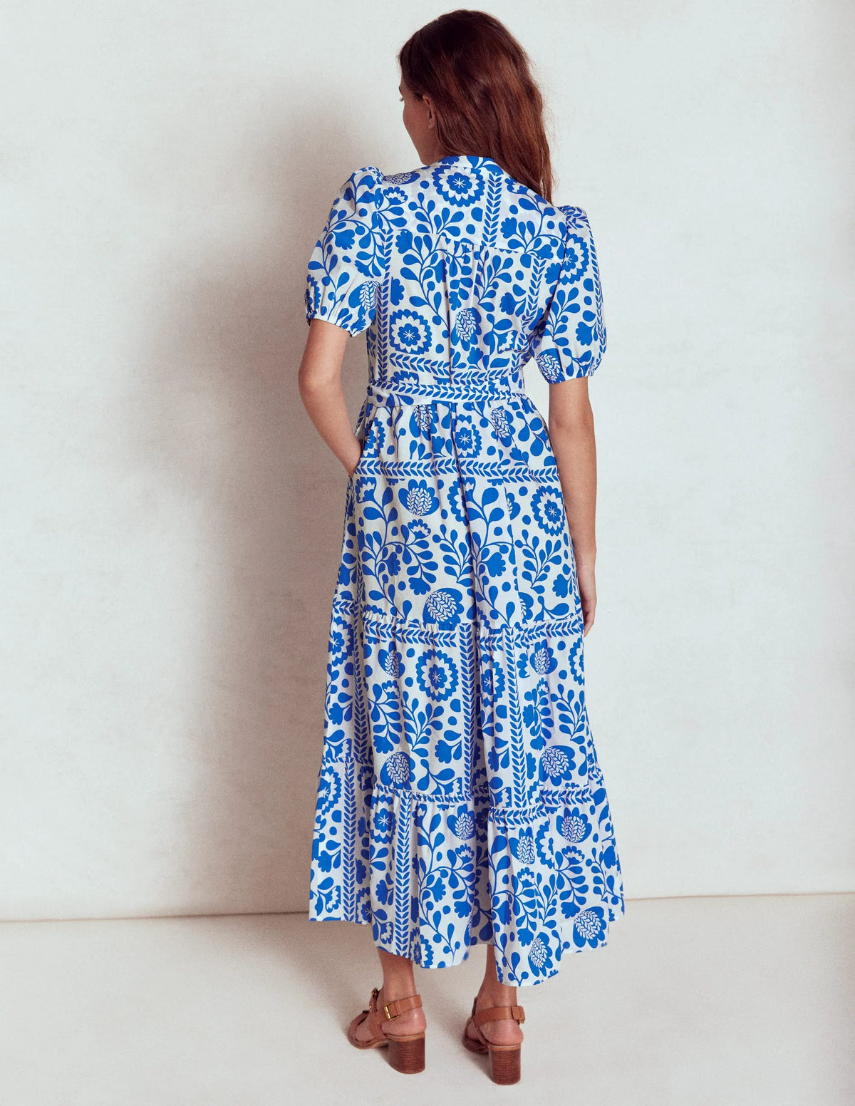 Christabel Cotton Midi Dress-Cotton Broderie