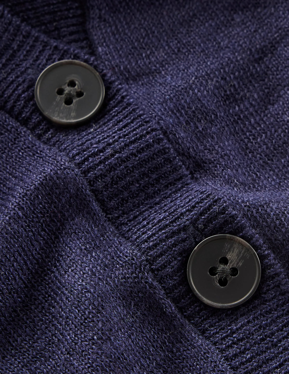 V-Neck Linen Waistcoat-Navy