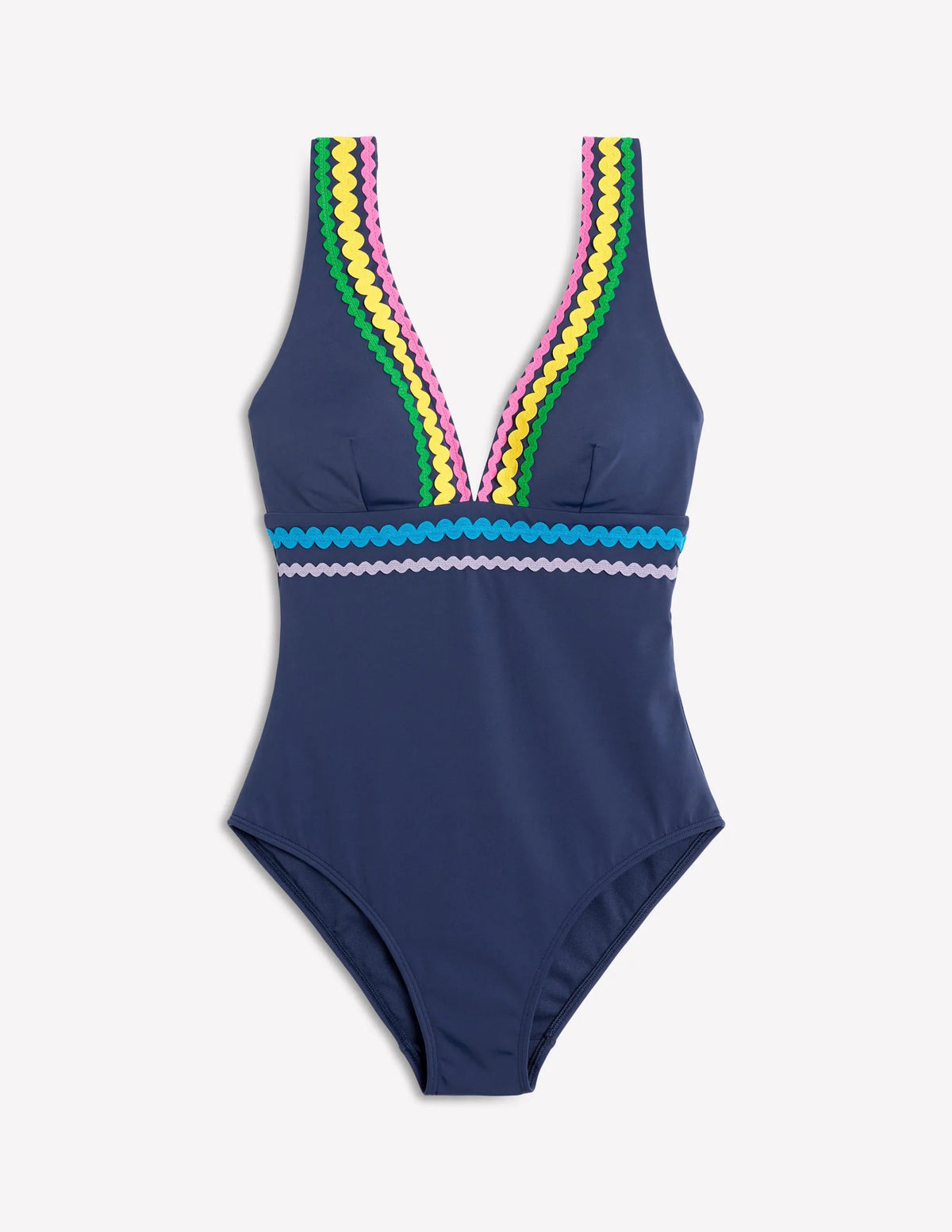 Porto V-neck Swimsuit-Navy Rik Rak