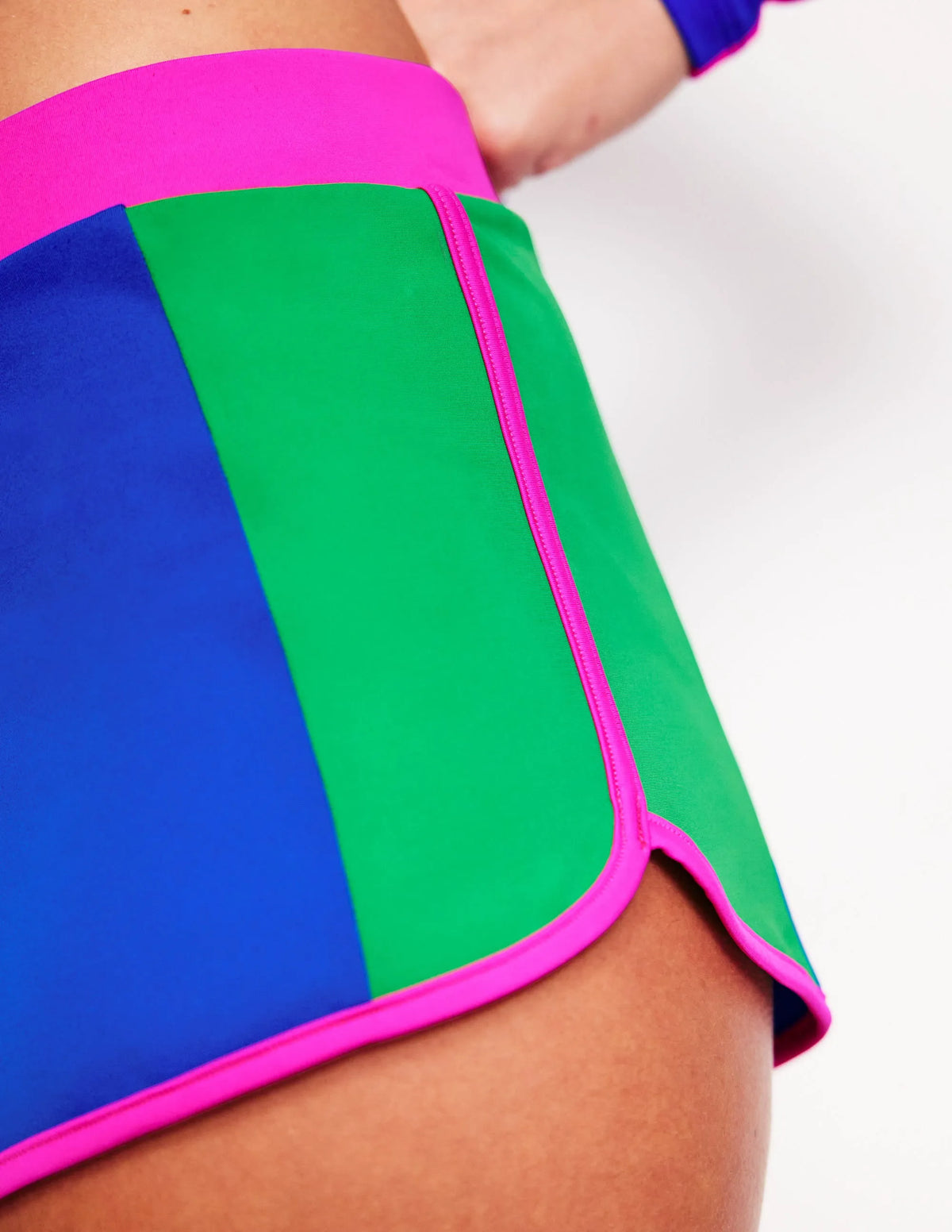 Rash Guard Swim Shorts-Colbolt Blue