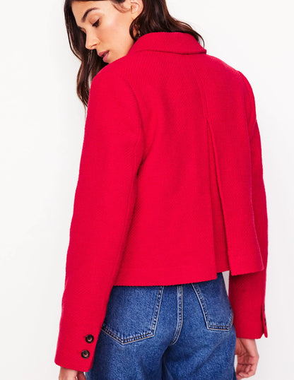 Knightsbridge Swing Jacket-Red