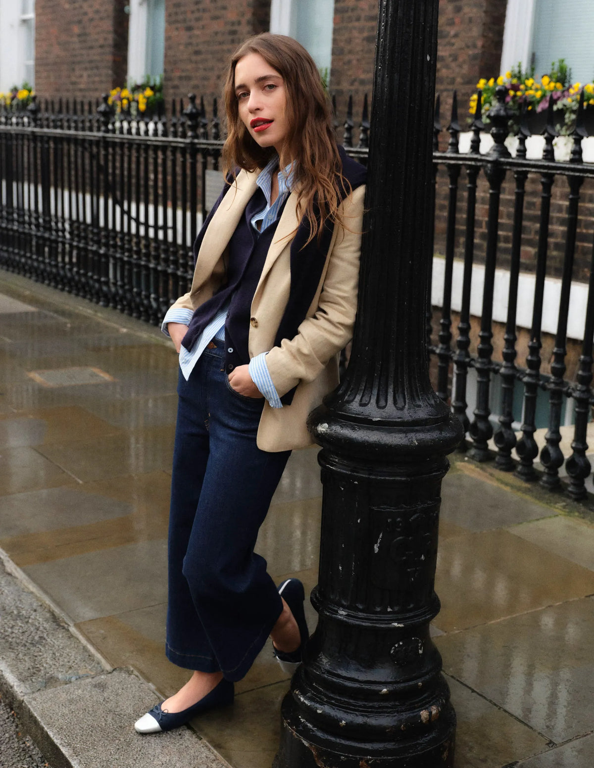 Stamford Linen Blazer-Neutral