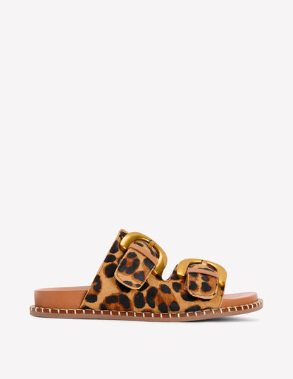 Alberta Footbed Sandals-Leopard