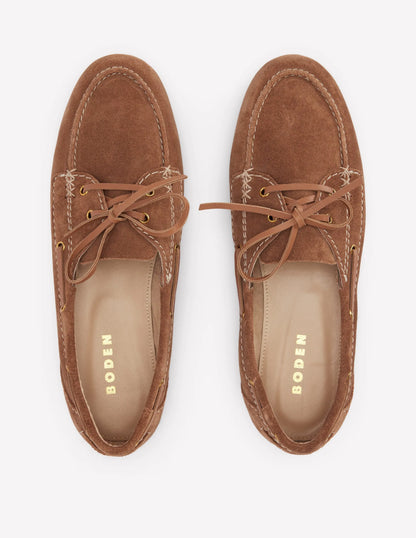 Boat Shoes-Tan