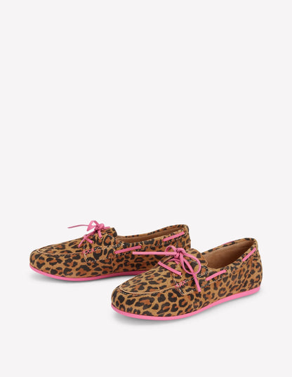 Boat Shoes-Leopard