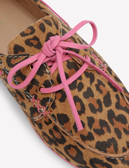 Boat Shoes-Leopard