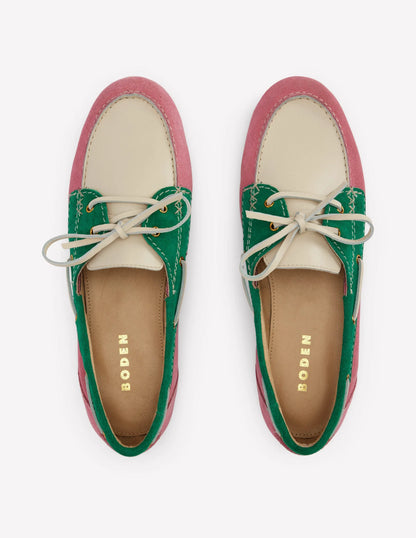 Boat Shoes-Pink Rose