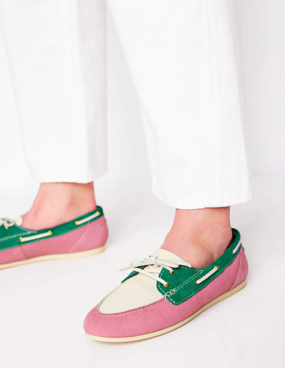 Boat Shoes-Pink Rose