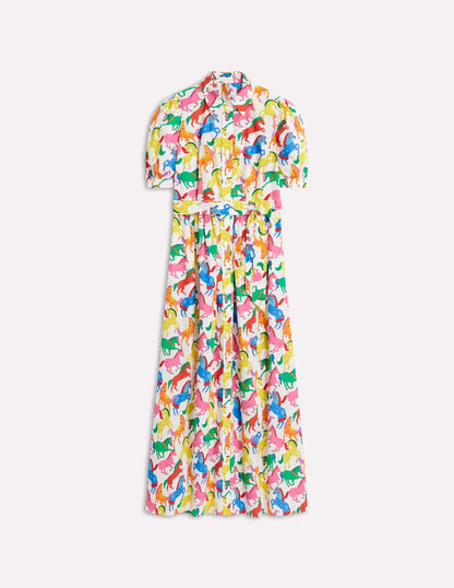 Alexa Maxi Shirt Dress-Multi, Pony Club