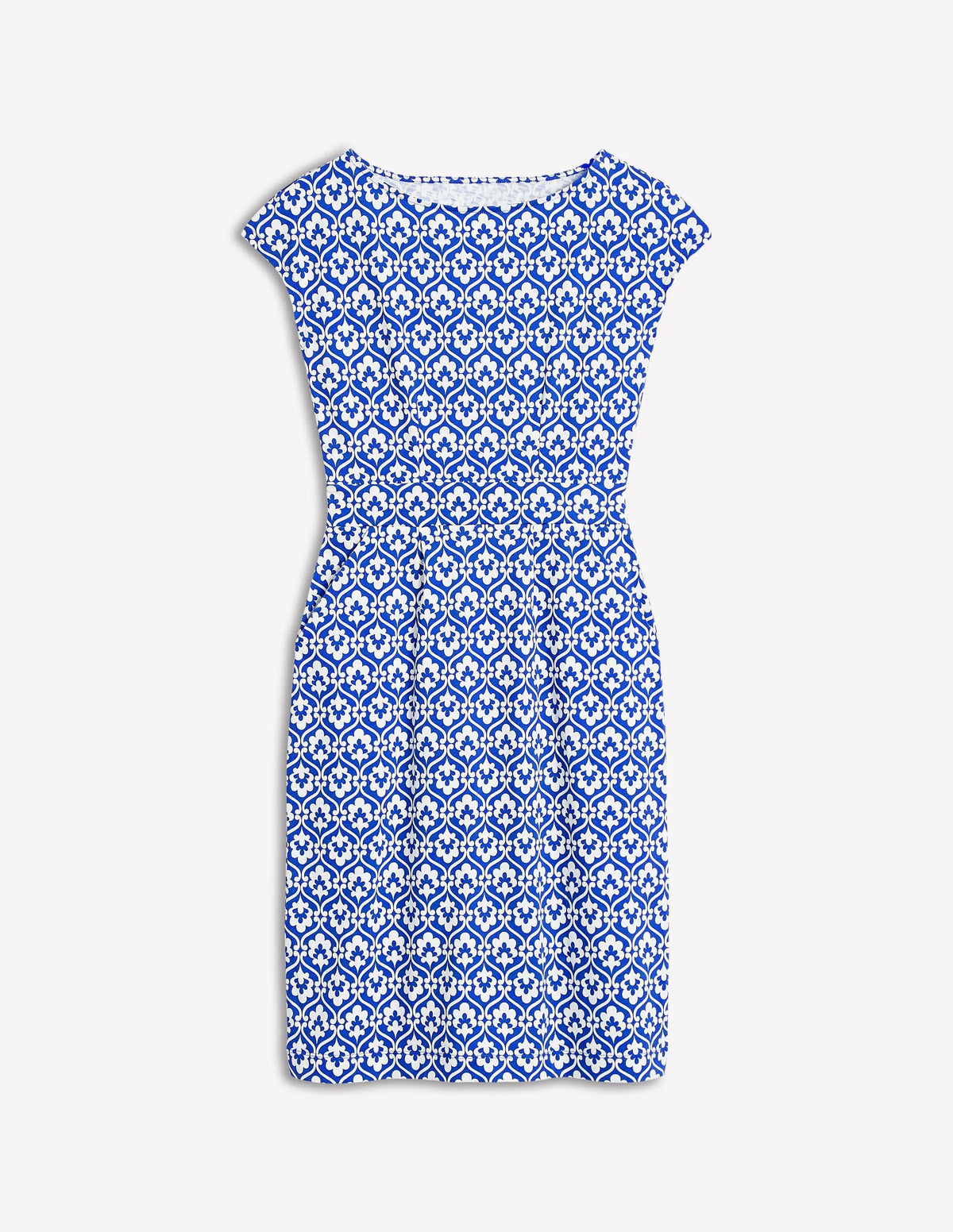 Florrie Jersey Dress-Gallery Blue, Ivy Trellis