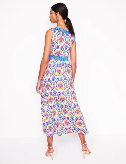 Olympia Jersey Maxi Dress-Multi, Ornamental Floral