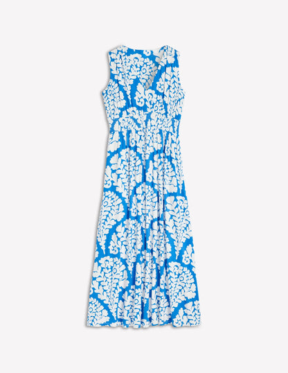 Paloma Jersey Maxi Dress-Cerulean Blue, Blossomy
