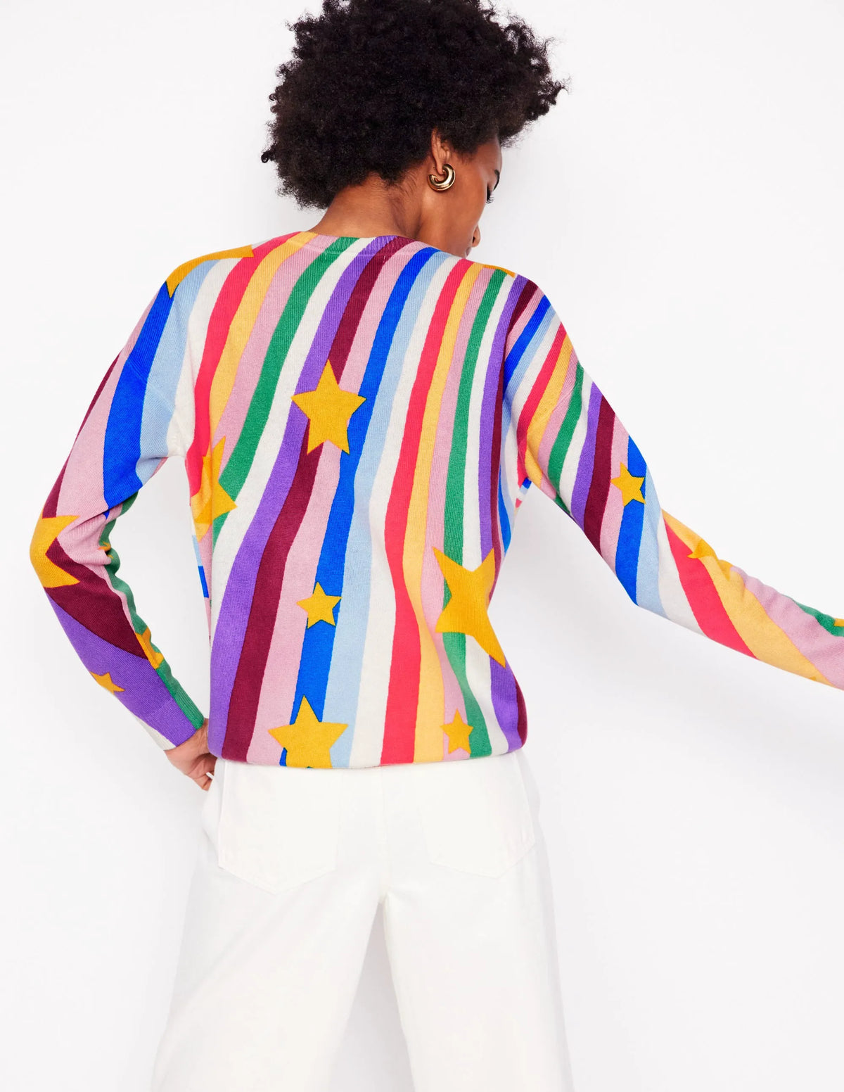 Lydia Cashmere Jumper-Multi, Supernova