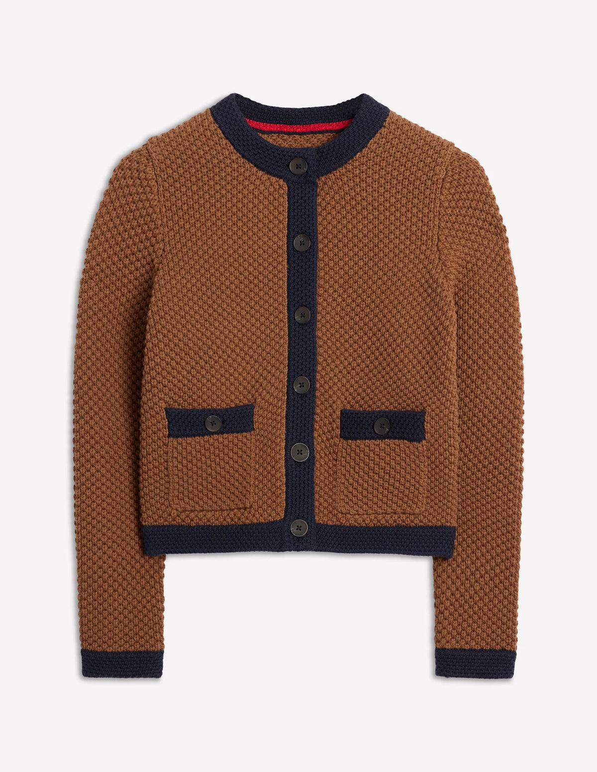 Libby Knitted Jacket-Camel