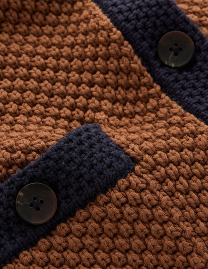 Libby Knitted Jacket-Camel