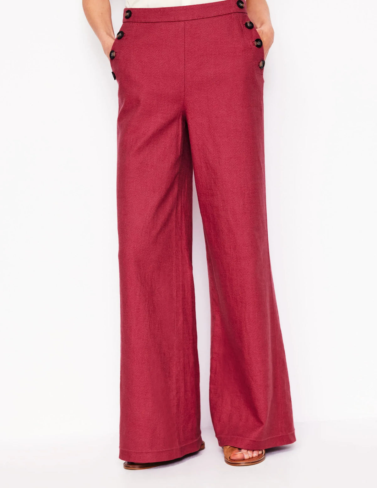 Greenwich Sailor Pants-Terracotta