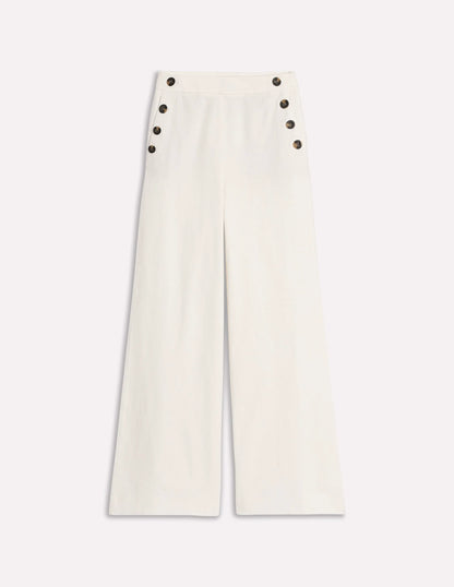 Greenwich Sailor Pants-White