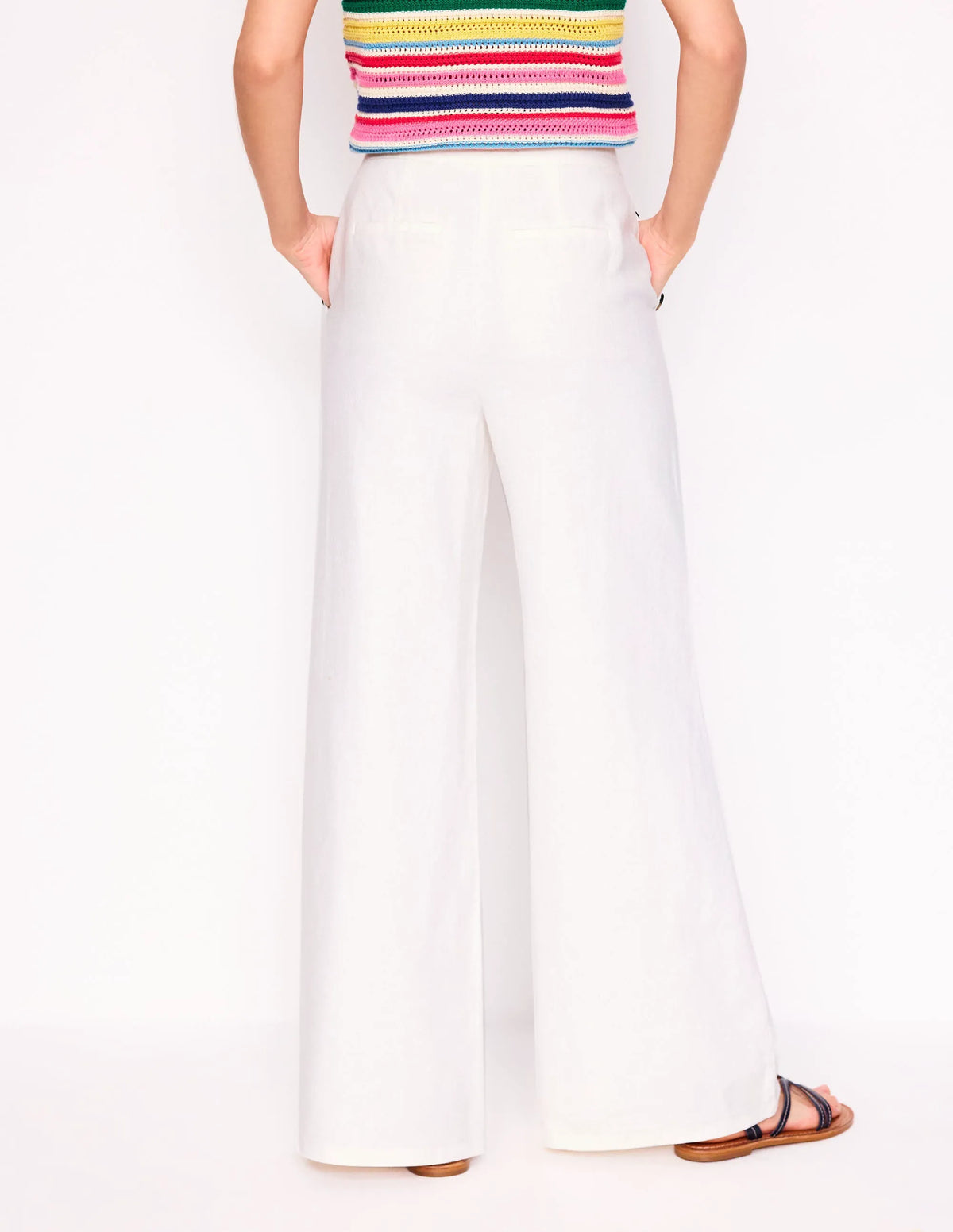 Greenwich Sailor Pants-White