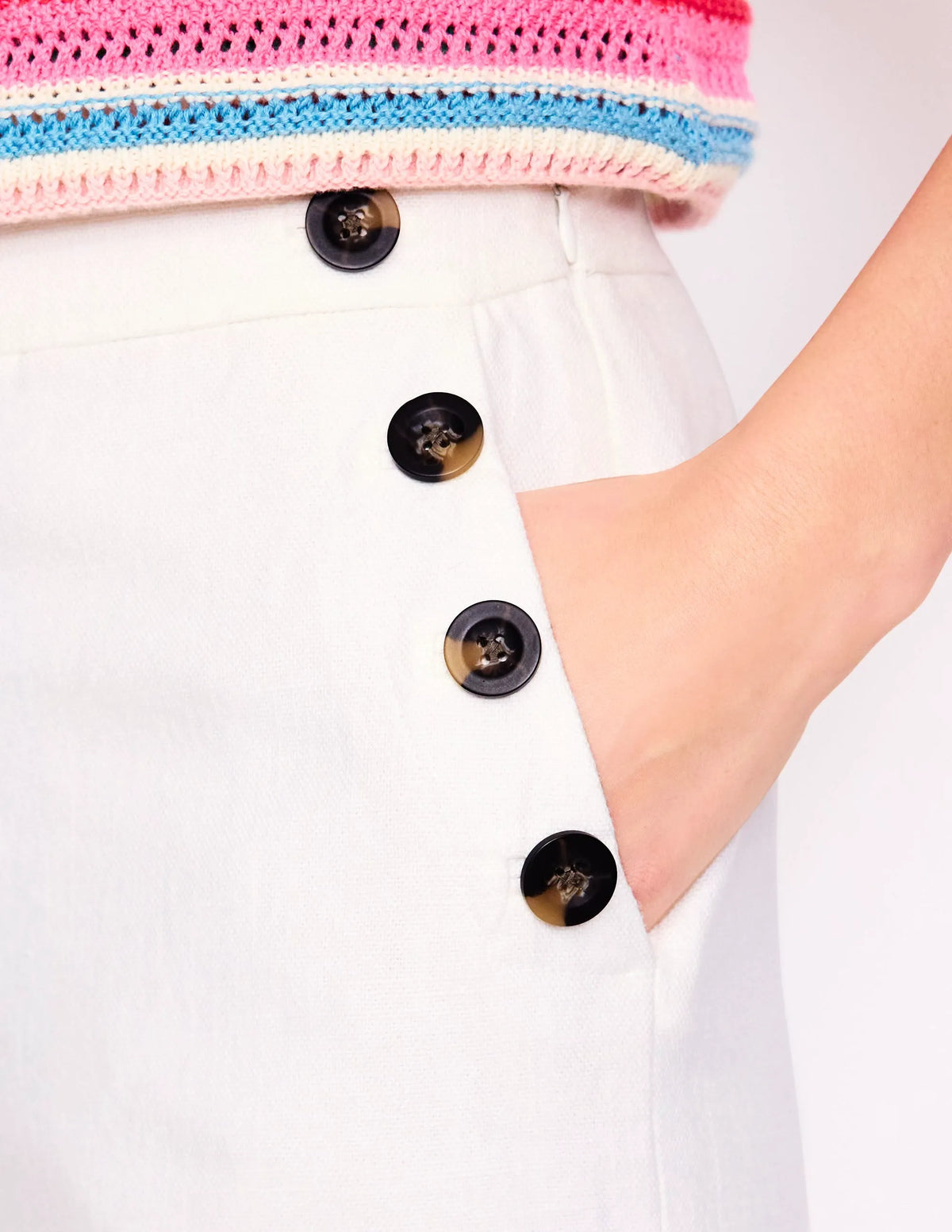 Greenwich Sailor Pants-White