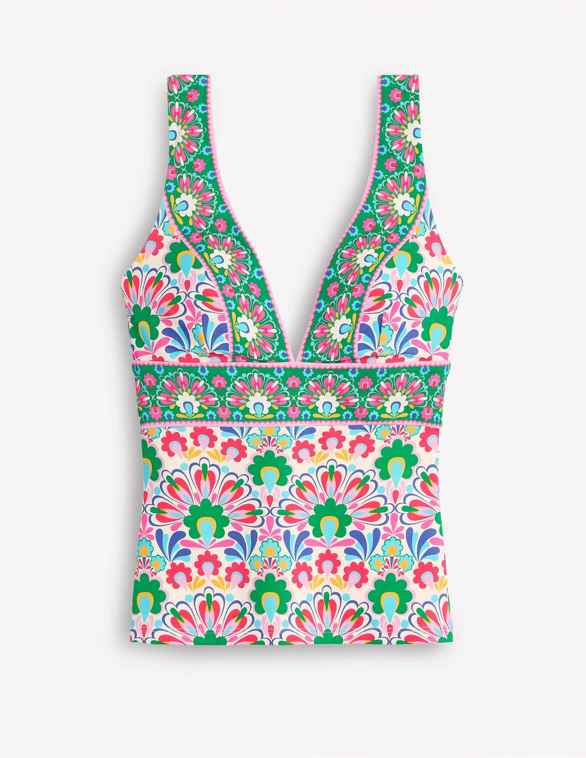 Porto Tankini Top-Multi, Decorative Dandelion