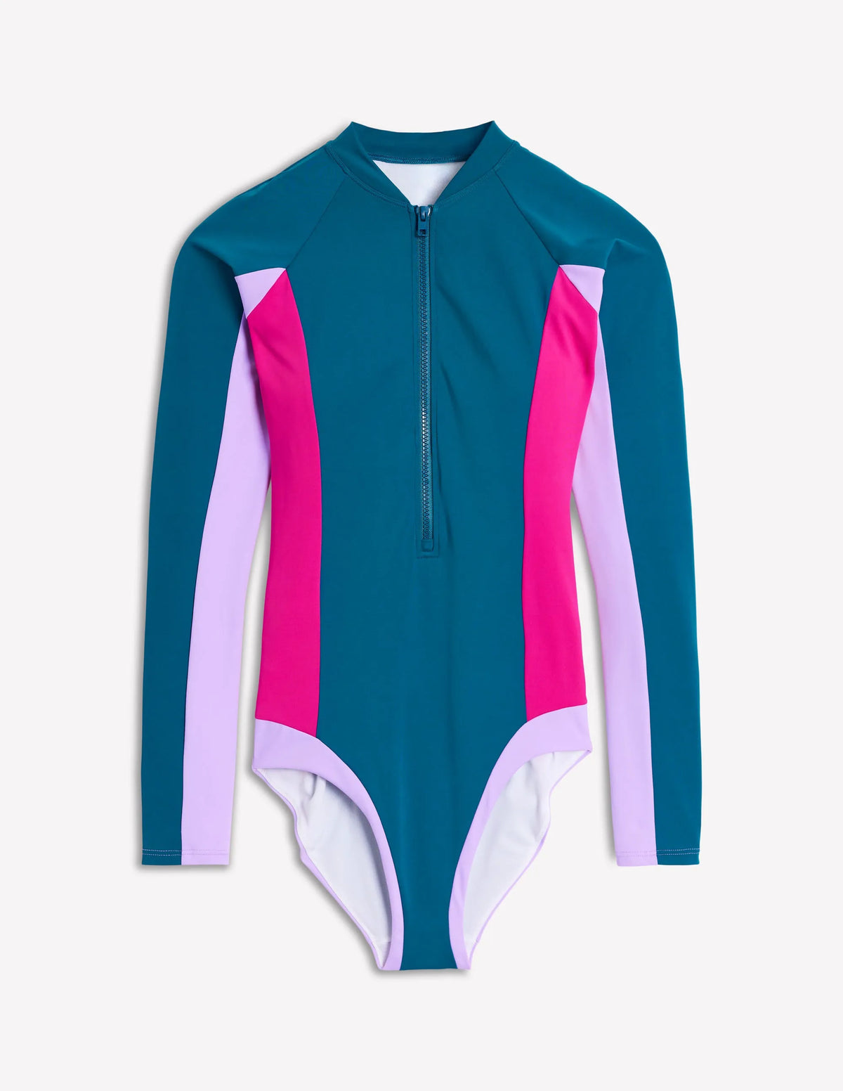 Rash Guard Swimsuit-Oceanside Blue