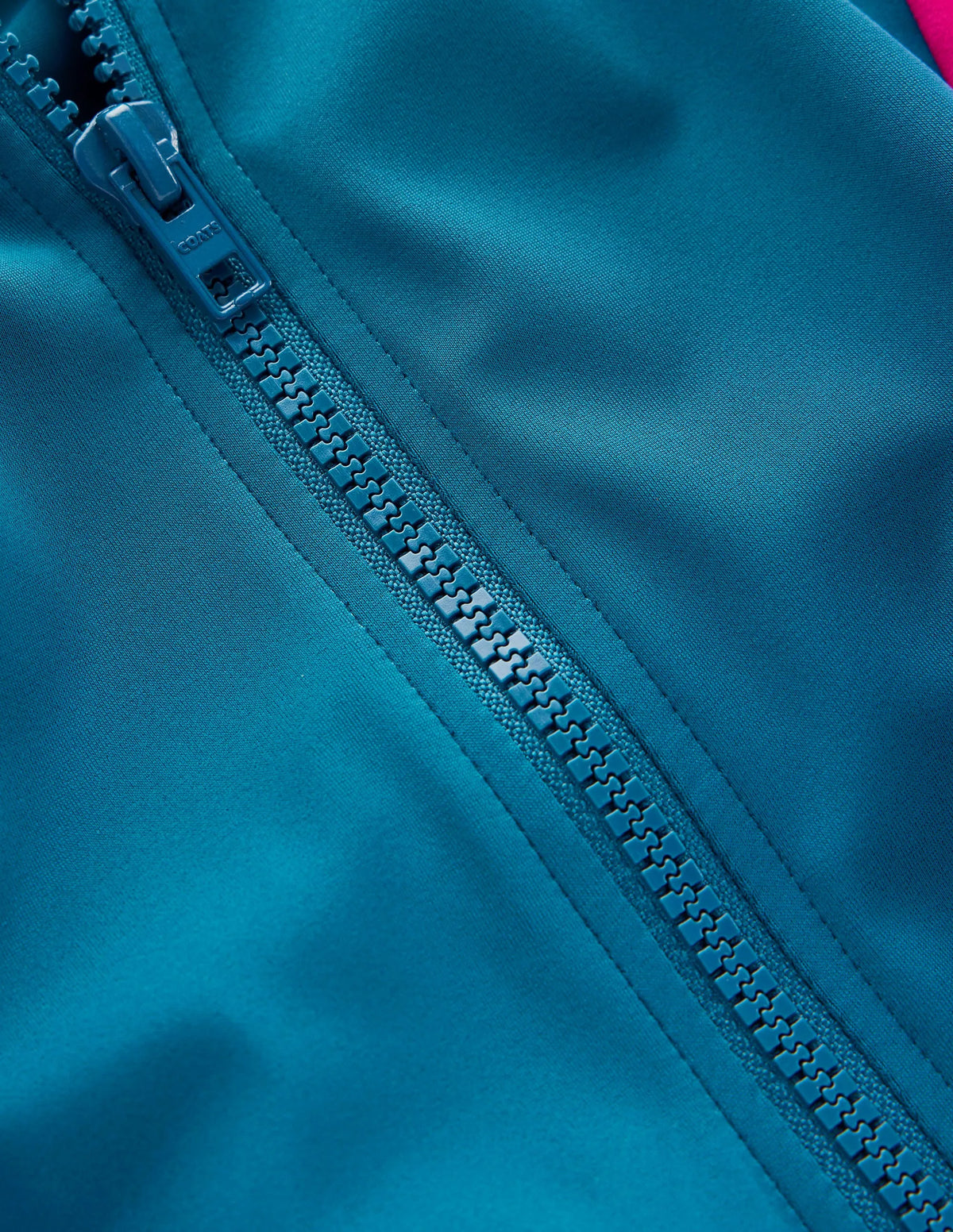 Sun Safe Raglan Guard Top-Oceanside Blue