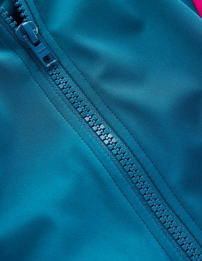 Sun Safe Raglan Guard Top-Oceanside Blue