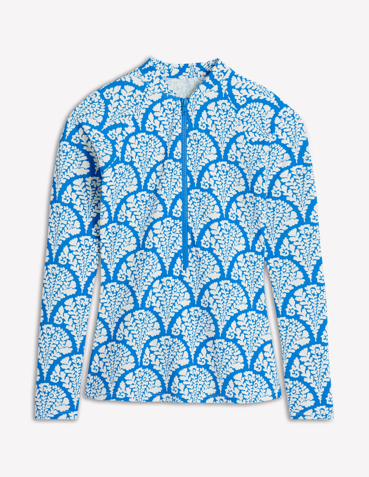 Sun Safe Raglan Guard Top-Bright Blue, Blossomy
