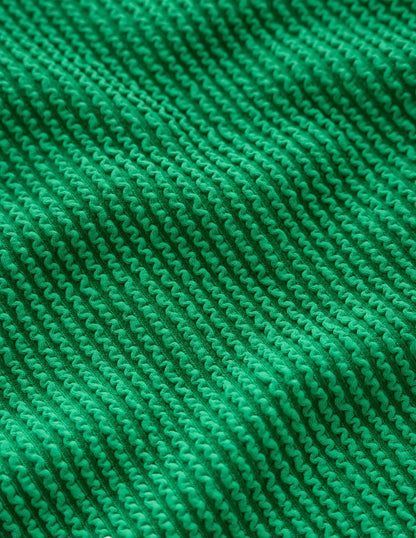 Scoop Cross Back Swimsuit-Bright Green