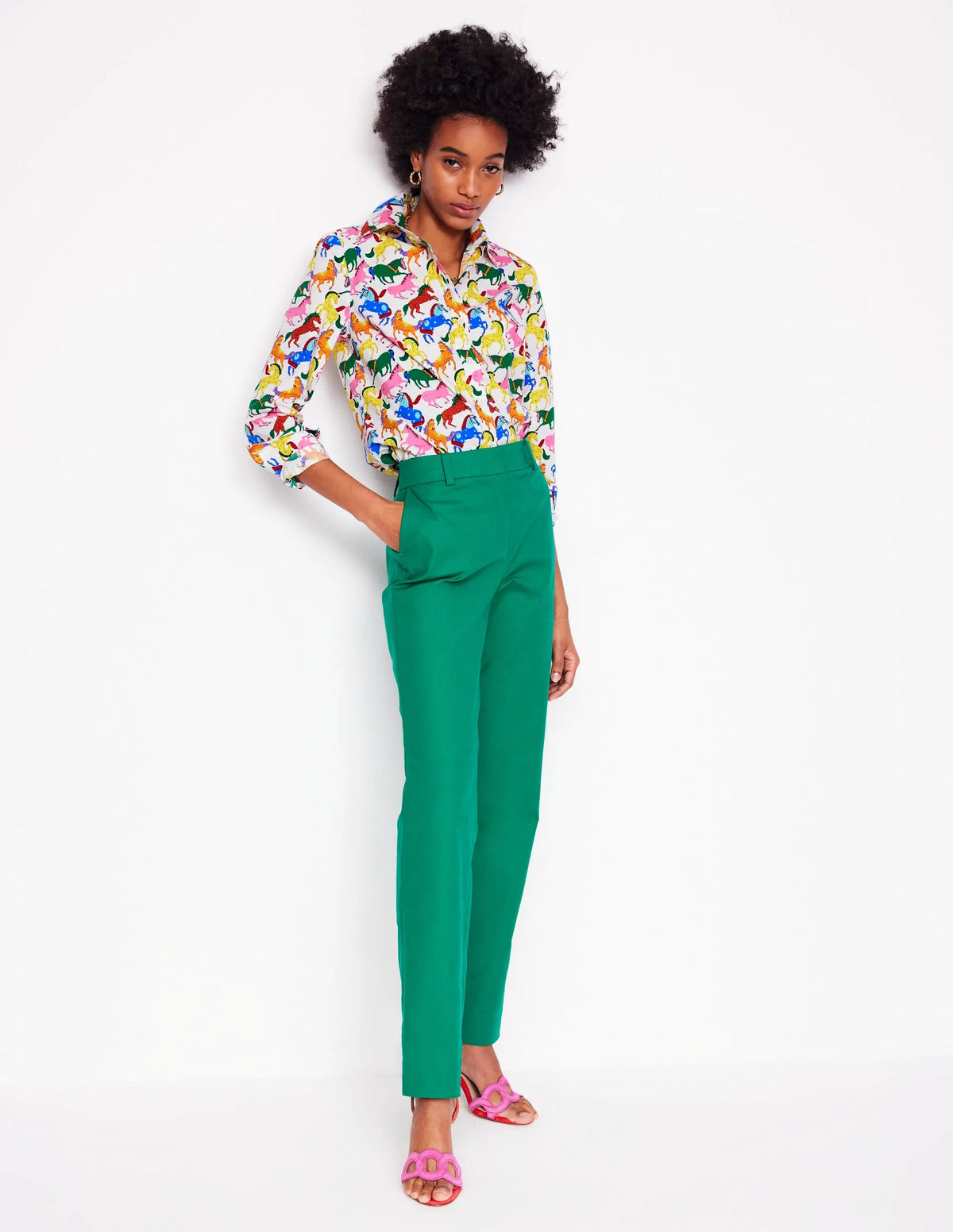 Sienna Cotton Shirt-Multi, Pony Club