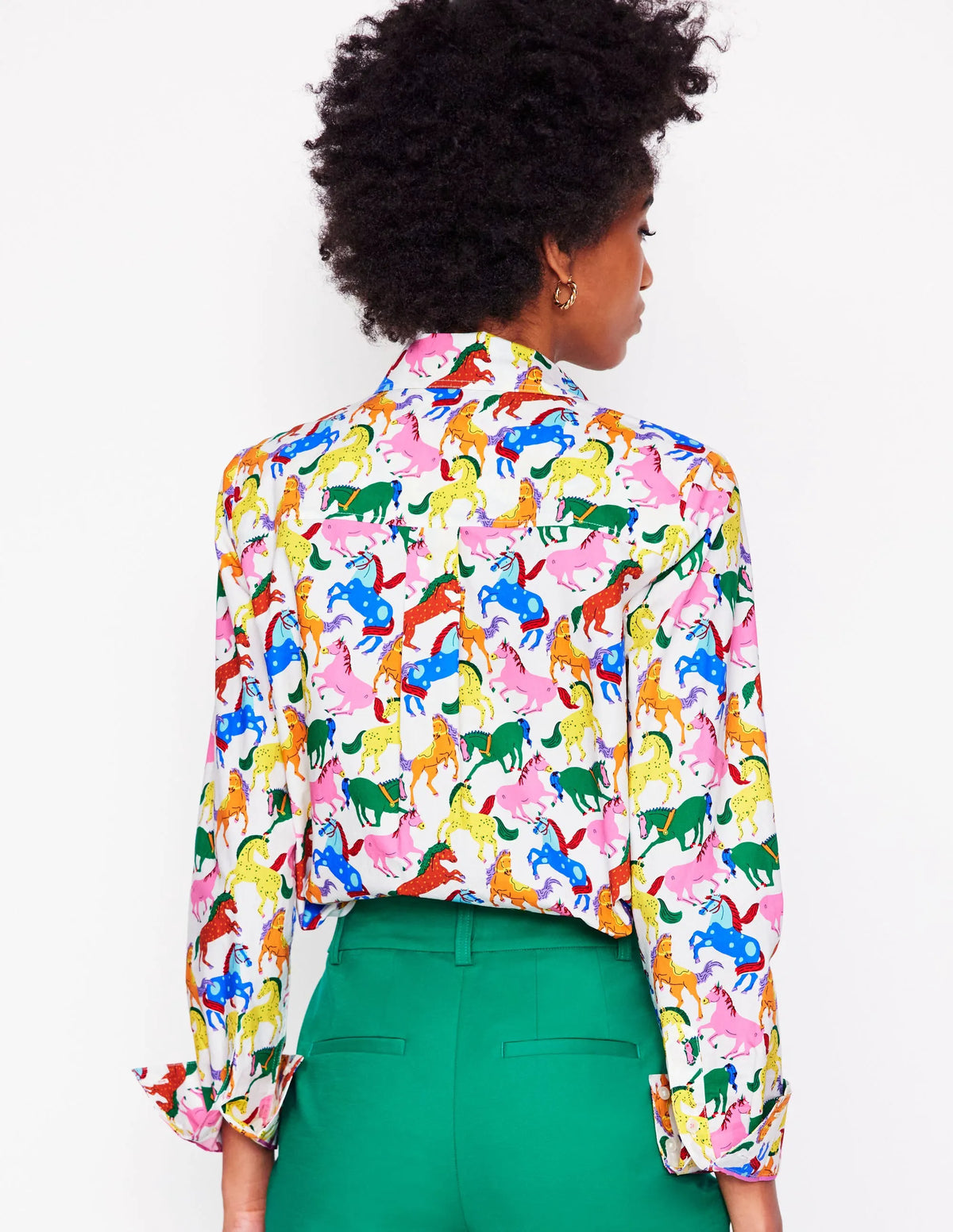 Sienna Cotton Shirt-Multi, Pony Club