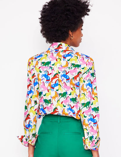 Sienna Cotton Shirt-Multi, Pony Club