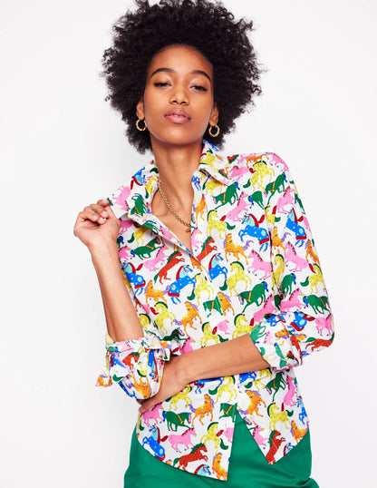 Sienna Cotton Shirt-Multi, Pony Club
