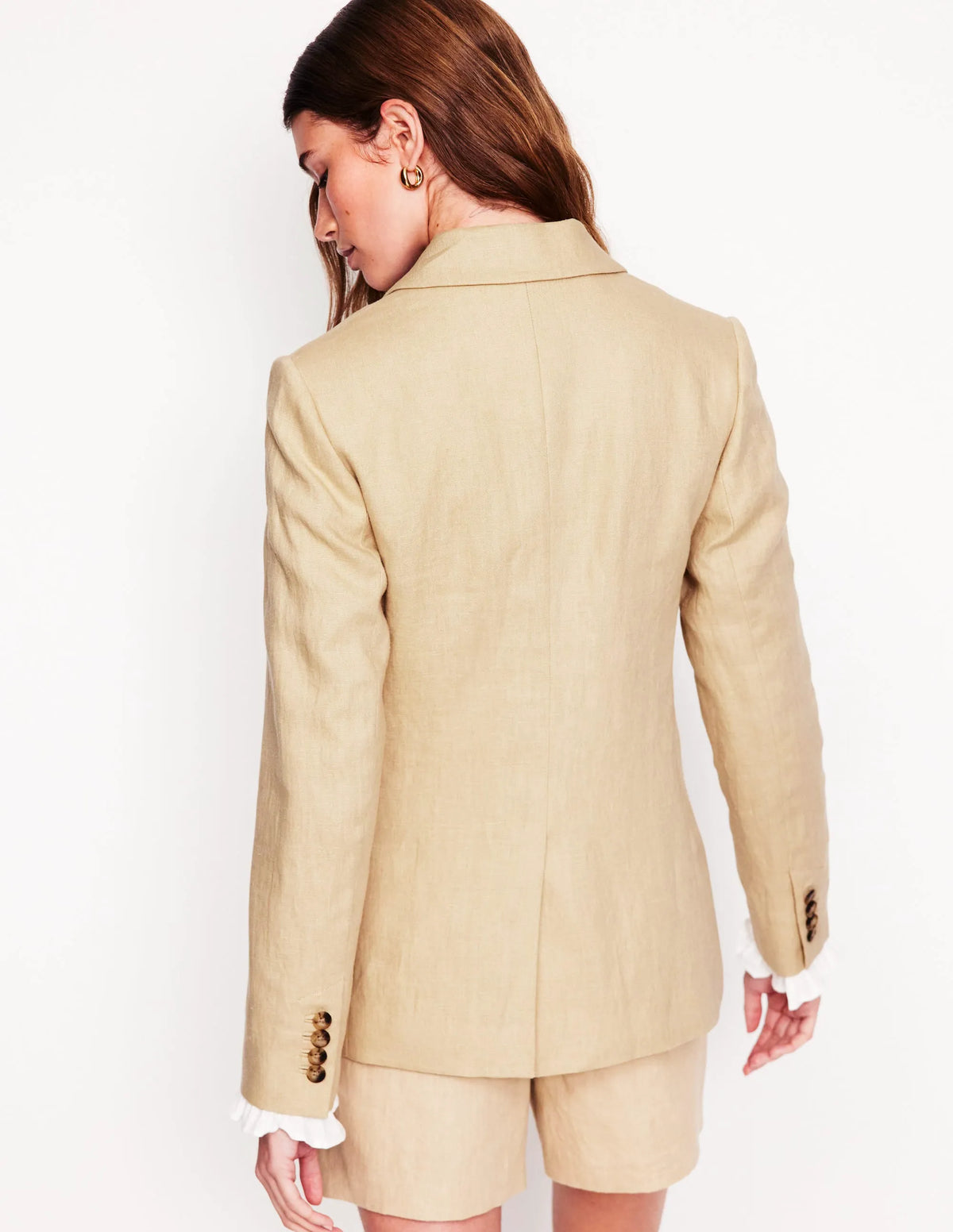 Stamford Linen Blazer-Neutral