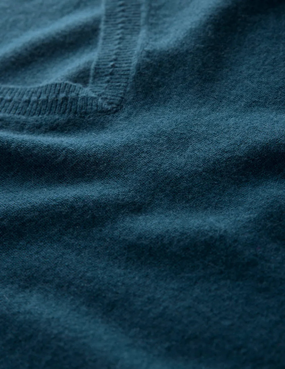 Eva Cashmere V-Neck Sweater-Harbour Bue
