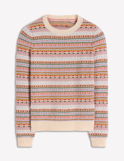 Edie Fair Isle Sweater-Heritage Fair Isle