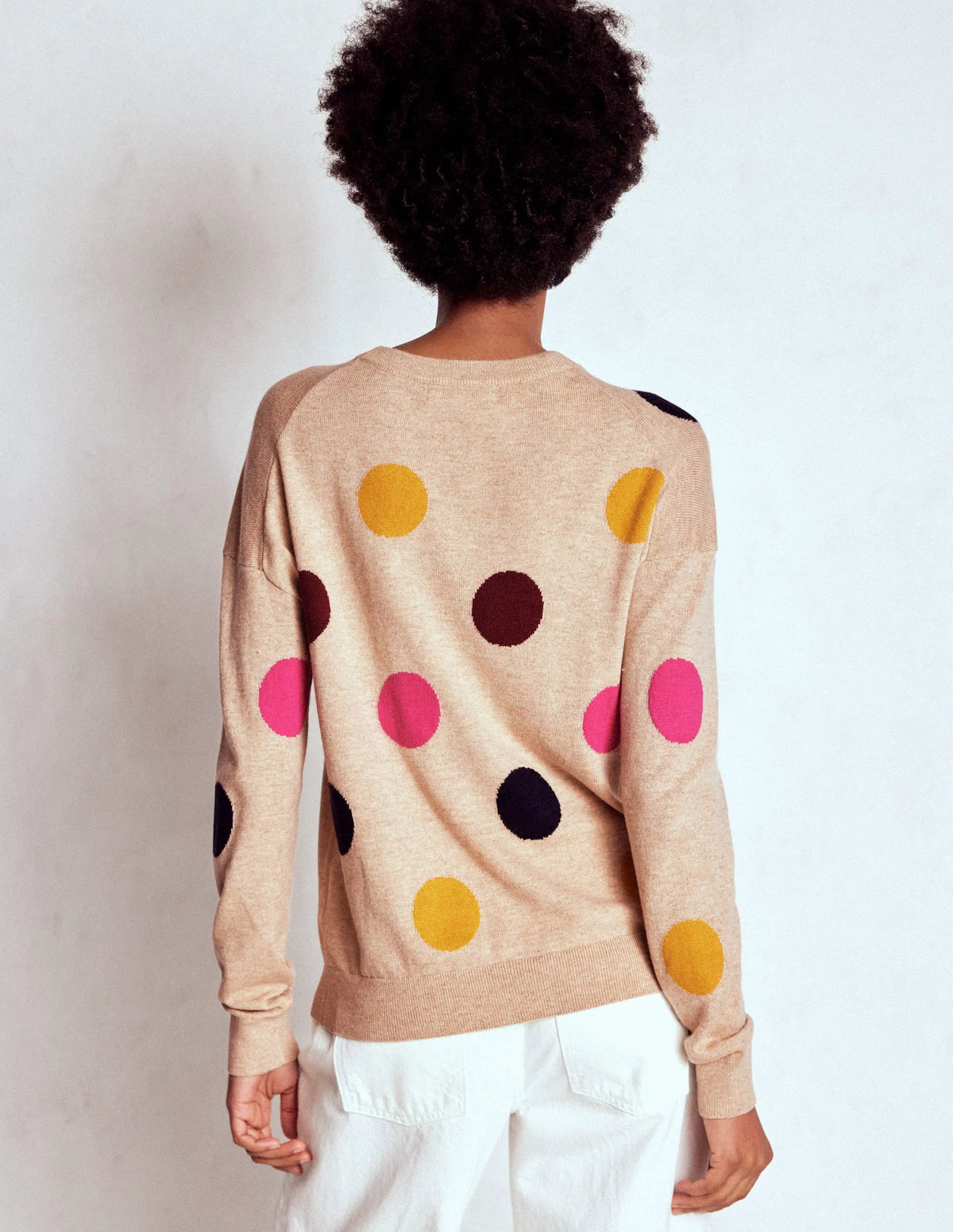 Natasha Novelty Sweater-Multi, Spot