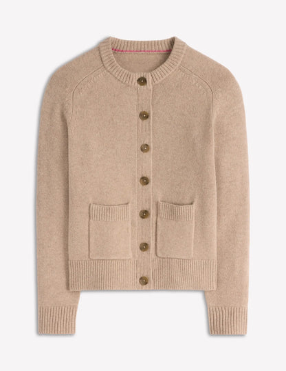 Marion Merino Cardigan-Linen