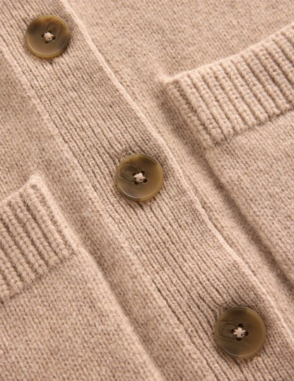 Marion Merino Cardigan-Linen