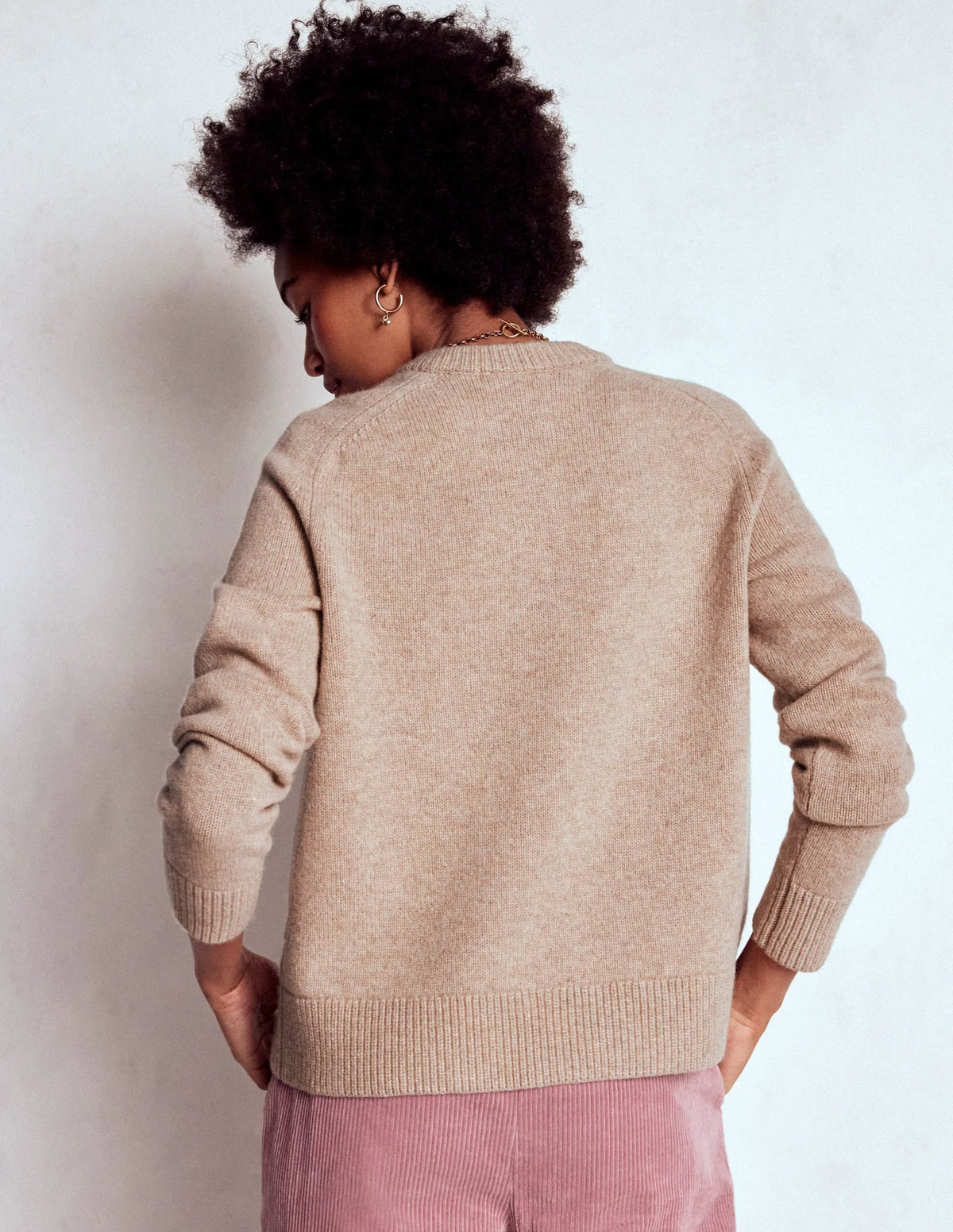 Marion Merino Cardigan-Linen