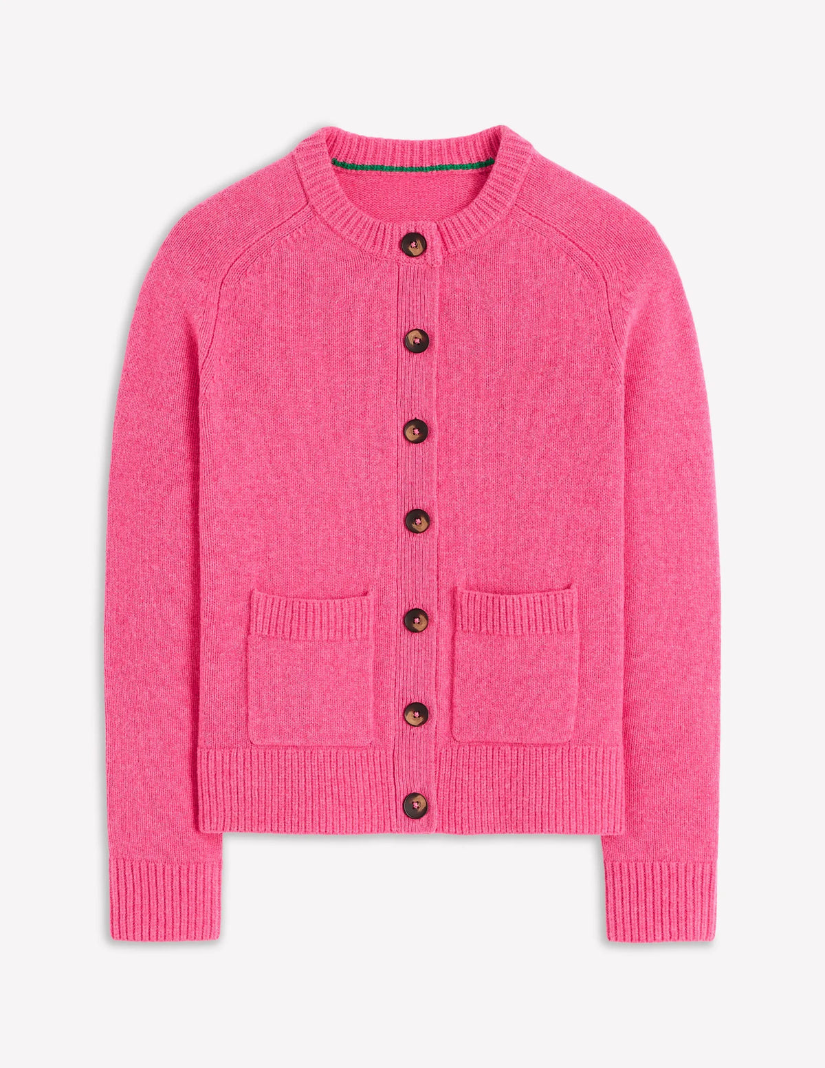 Marion Merino Cardigan-Rose Pink