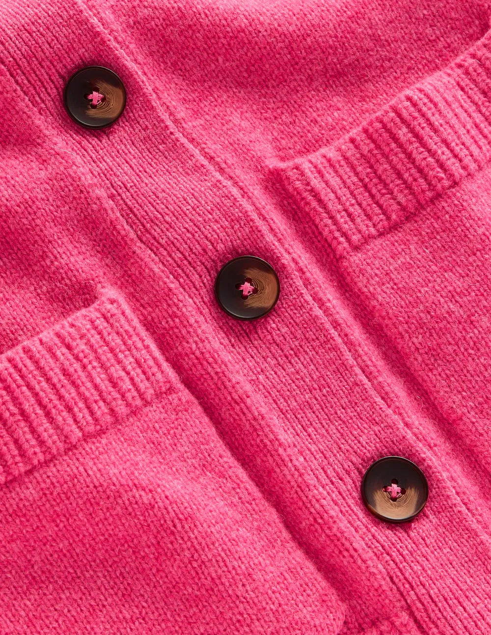 Marion Merino Cardigan-Rose Pink