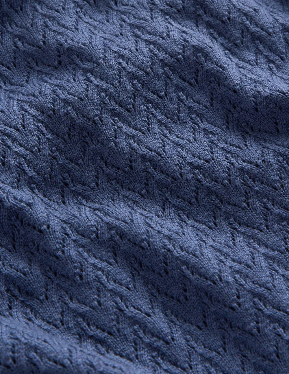 Diane Pointelle Sweater-Denim Blue