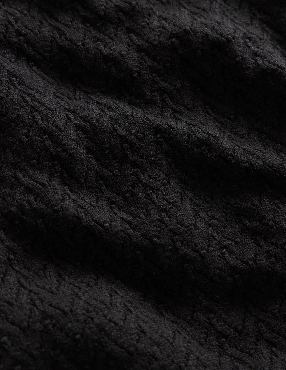 Diane Pointelle Sweater-Black